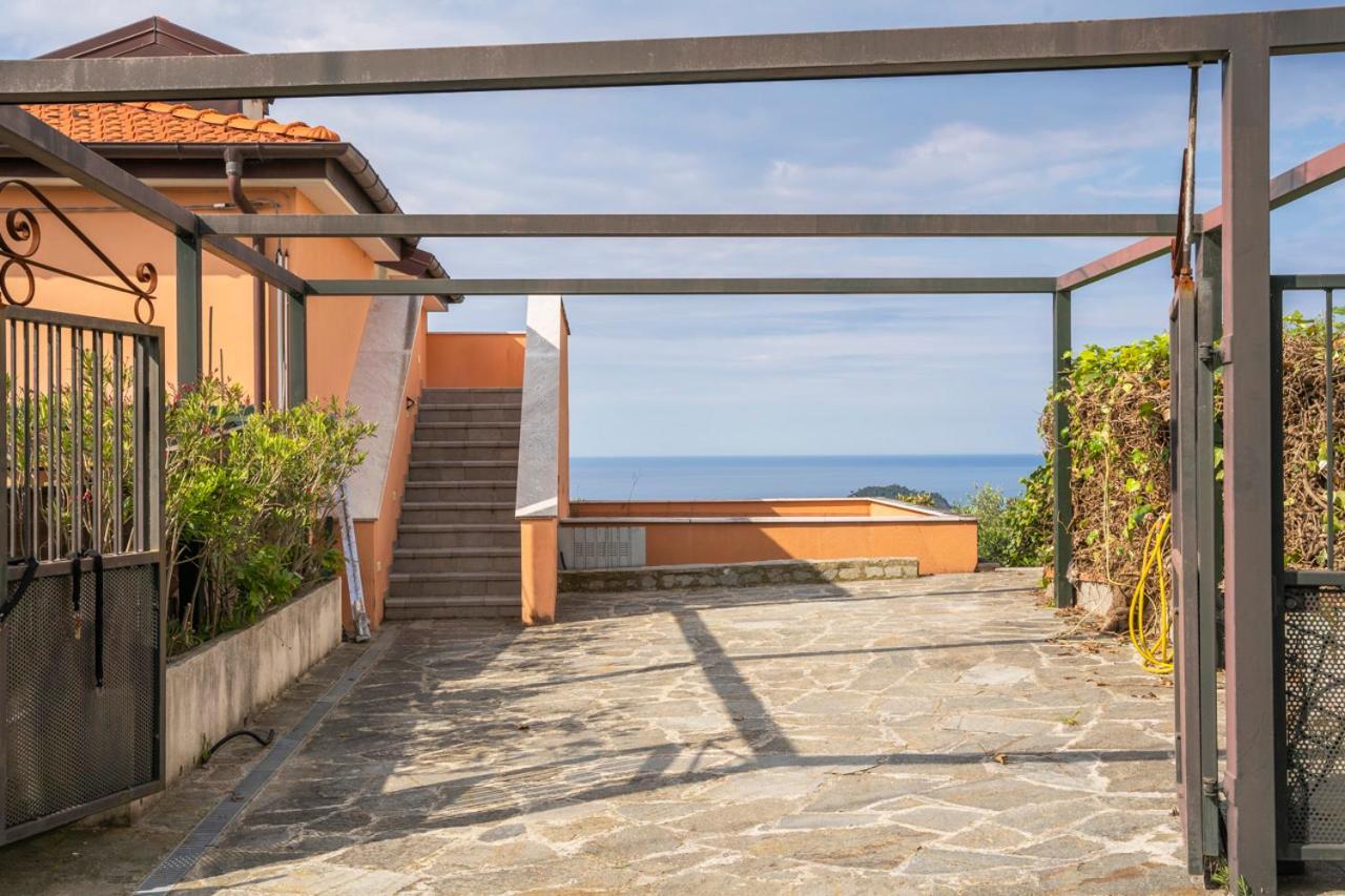 016 - Casa Tranquilla Vista Mare, Pace E Natura - 10 Minuti Dalla Spiaggia Apartamento Sestri Levante Exterior foto