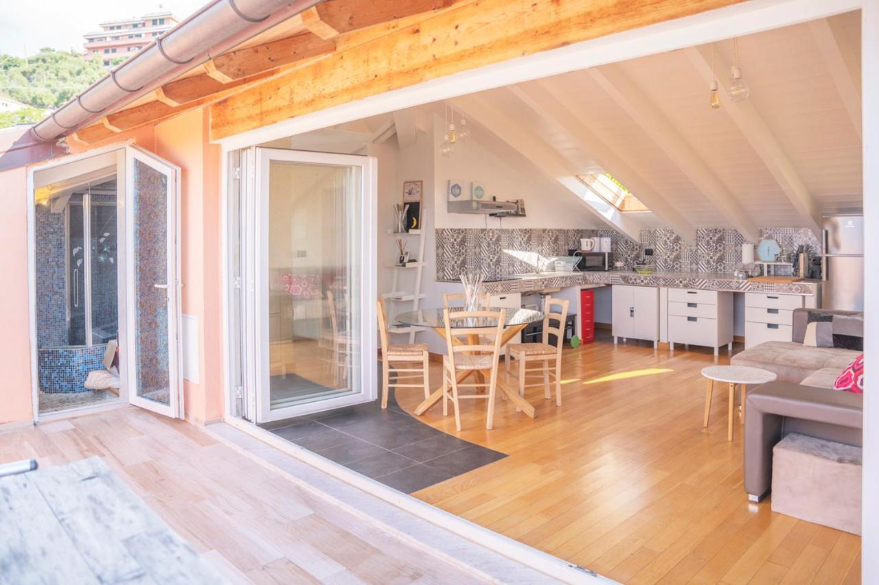 016 - Casa Tranquilla Vista Mare, Pace E Natura - 10 Minuti Dalla Spiaggia Apartamento Sestri Levante Exterior foto